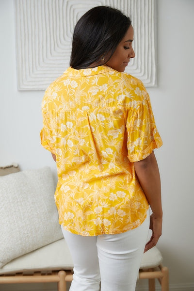 Brand Collab Clementine Floral Button Up Blouse