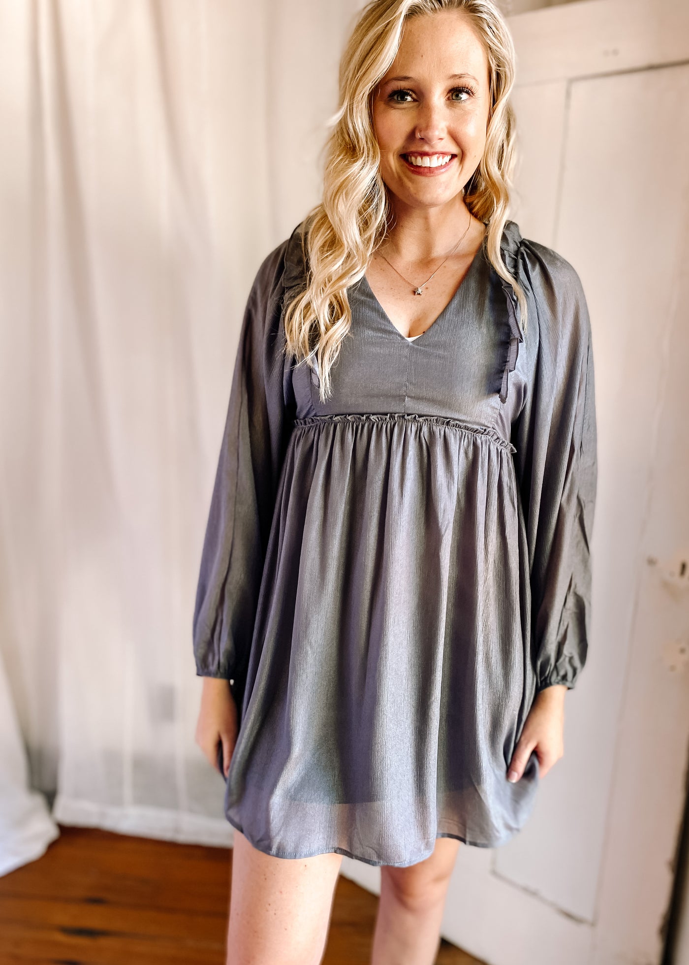 Evening Dusk Babydoll Dress