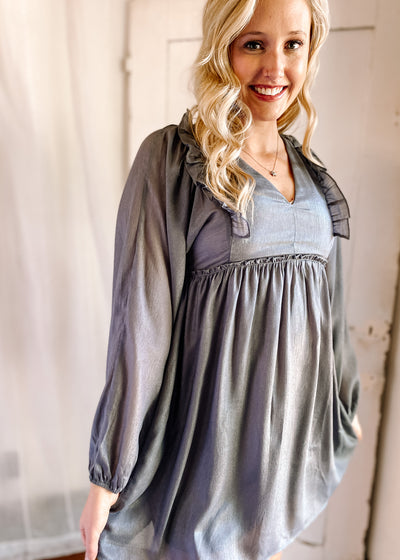 Evening Dusk Babydoll Dress
