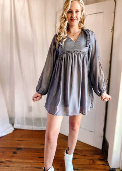 Evening Dusk Babydoll Dress