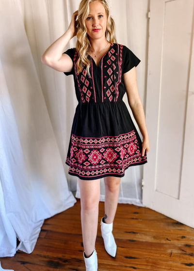 Radley Embroidered Dress (Small - 3X)
