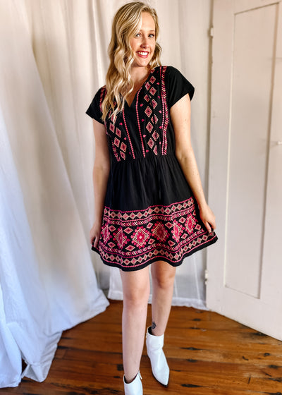 Radley Embroidered Dress (Small - 3X)