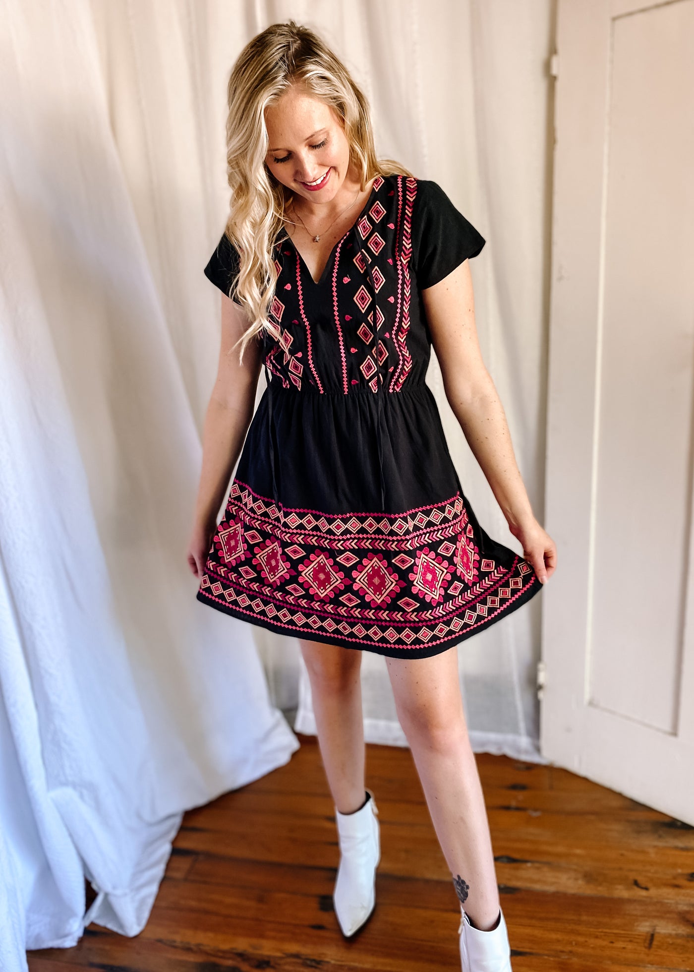 Radley Embroidered Dress (Small - 3X)
