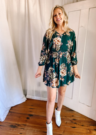 Jade Floral  Dress