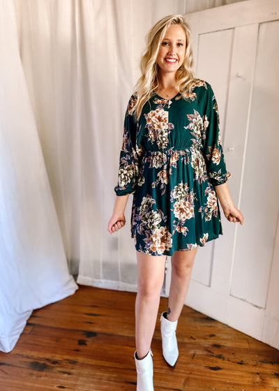 Jade Floral  Dress