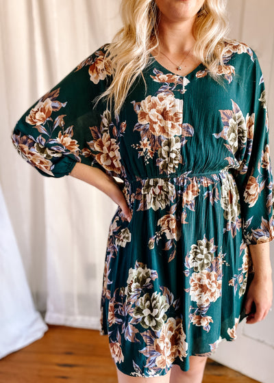 Jade Floral  Dress