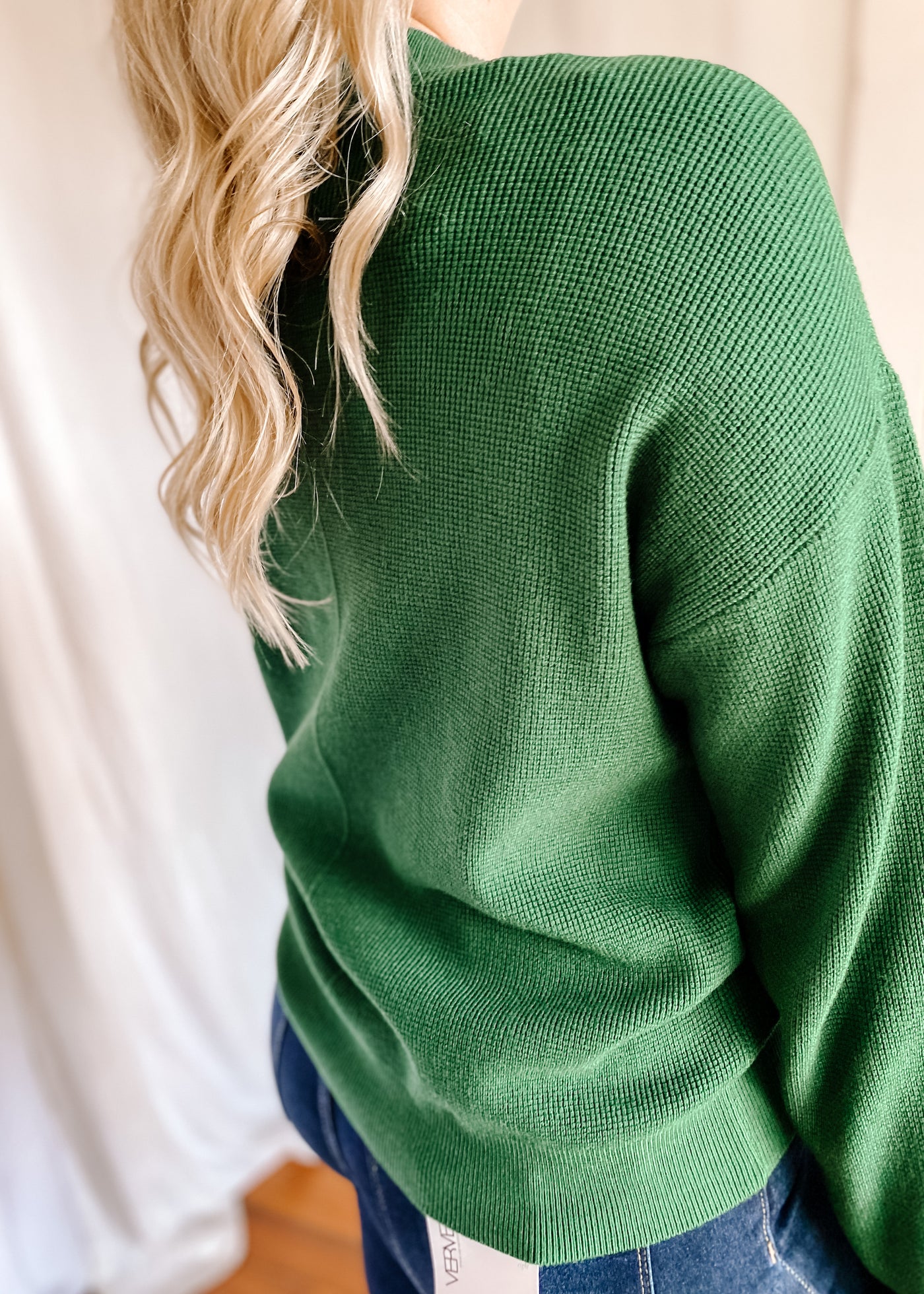 Boyfriend Soft Sweater Cardigan in Dark Green