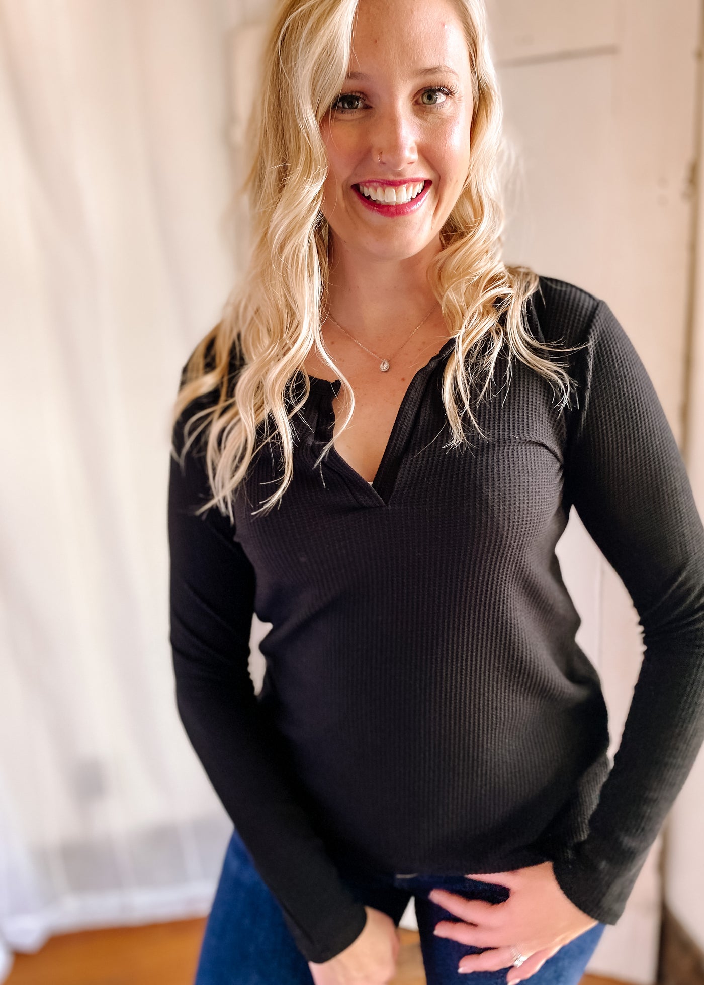 Sexy Plain Jane Top in Black