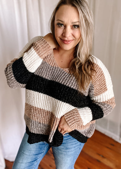 All The Magic Striped Sweater