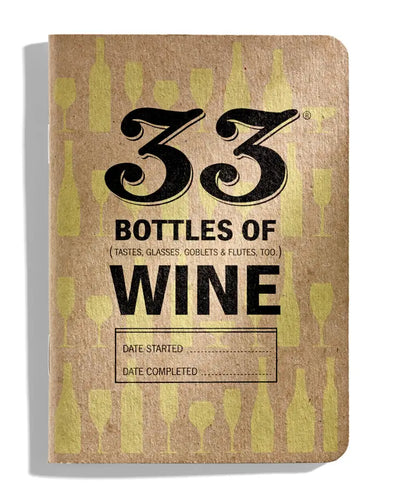 Brand Collab PREORDER: 33 Bottles of Wine Tasting Notebook