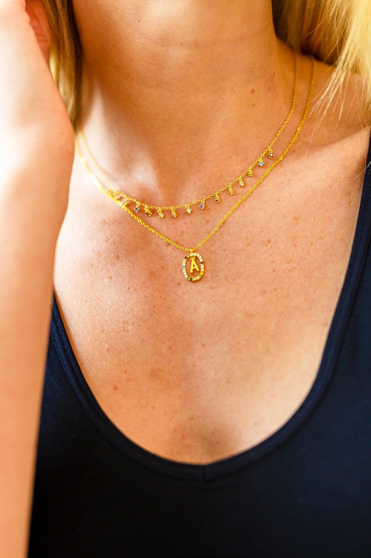 Brand Collab Brand collab Mi Amor Gold Dipped Initial Necklace