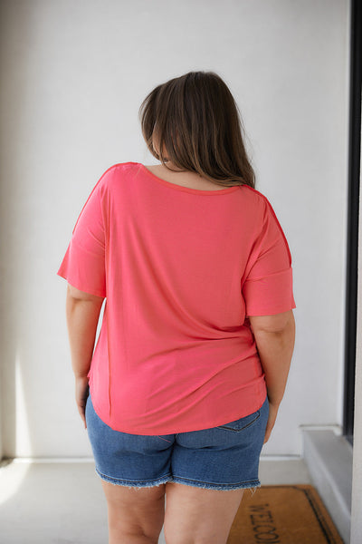 Brand Collab Always Mine Scoop Neck Top