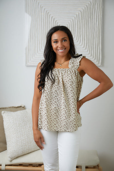 Brand Collab Dandy Darling Ditsy Floral Tank