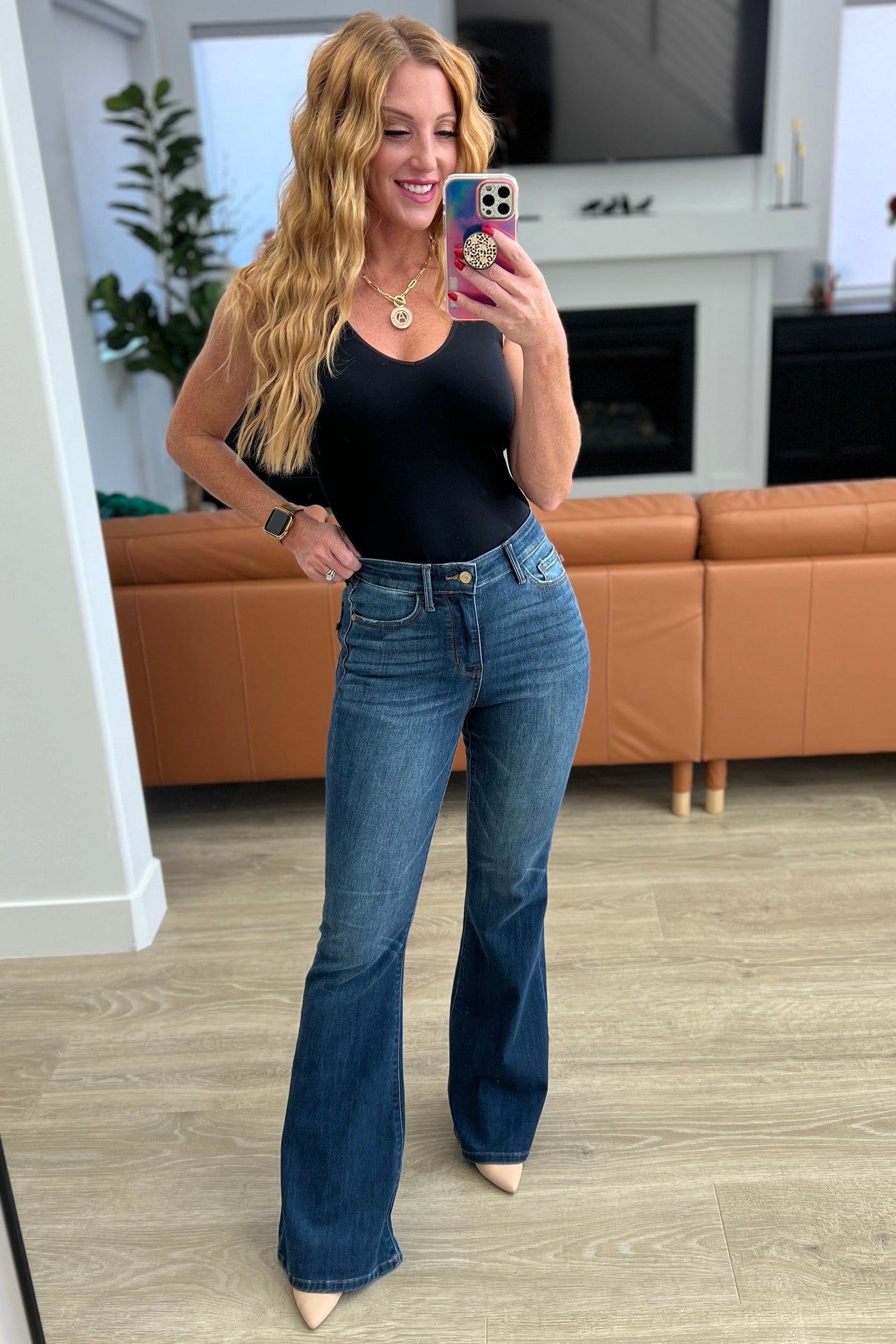 Brand Collab Cameron High Rise Classic Flare Jeans