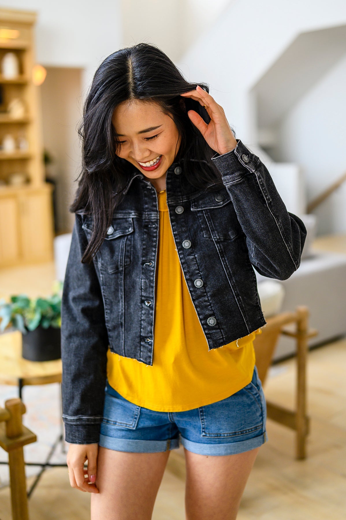 Brand Collab Brand Collab Charlie Cropped Denim Jacket