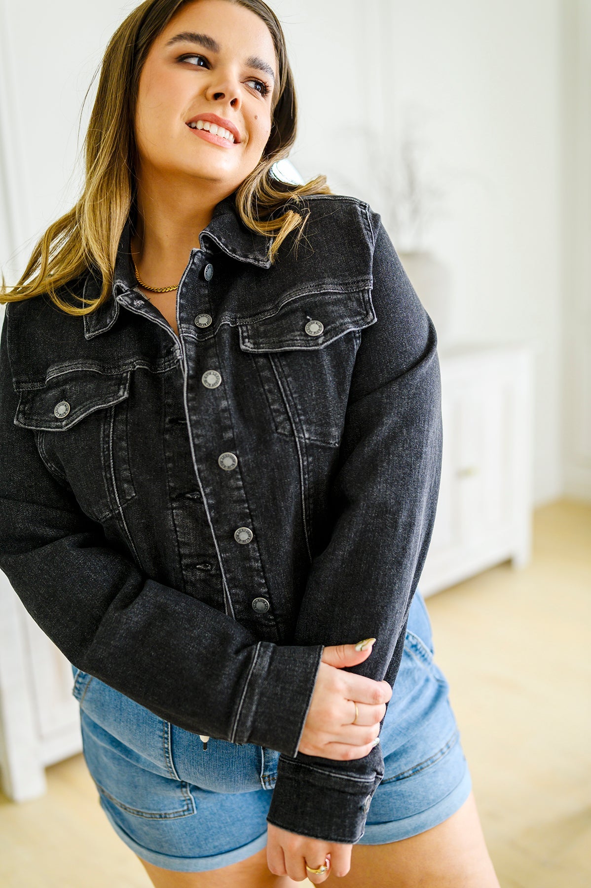 Brand Collab Brand Collab Charlie Cropped Denim Jacket