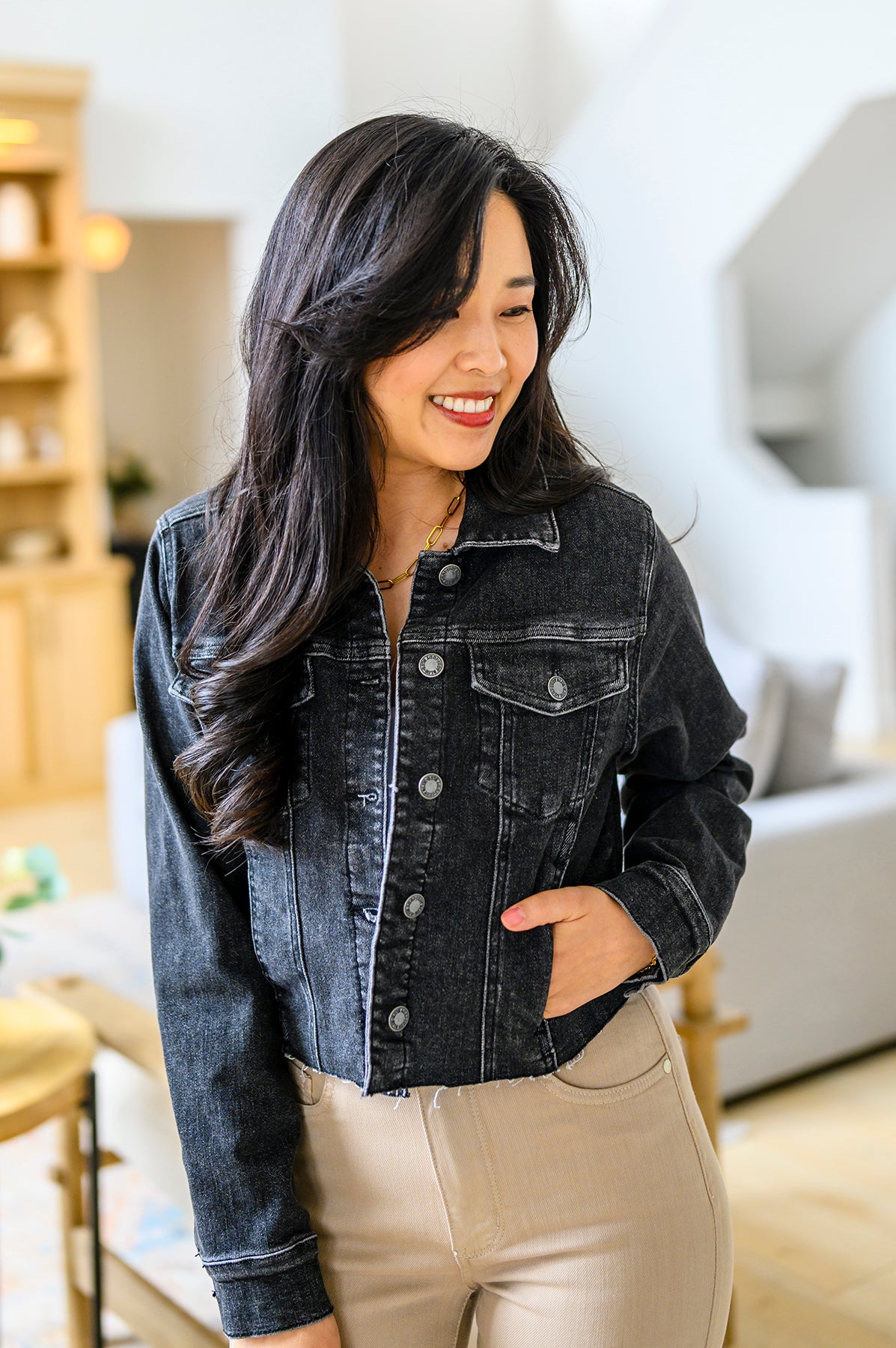 Brand Collab Brand Collab Charlie Cropped Denim Jacket