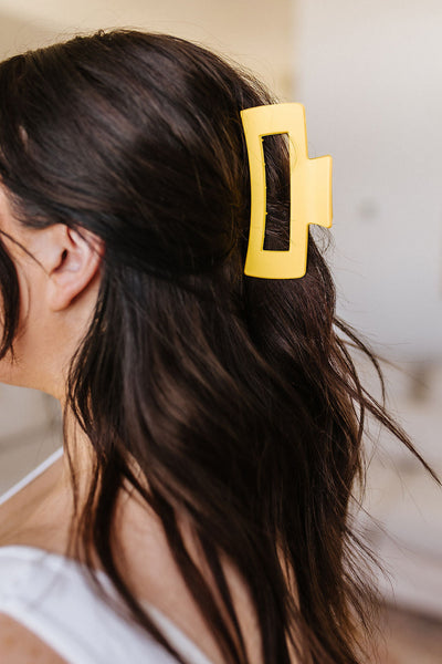 Brand Collab Brand Collab Claw Clip Set of 4 in Lemon