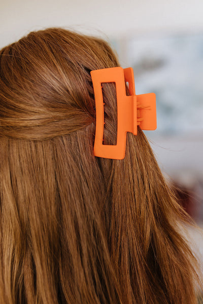 Brand Collab Brand Collab Claw Clip Set of 4 in Orange