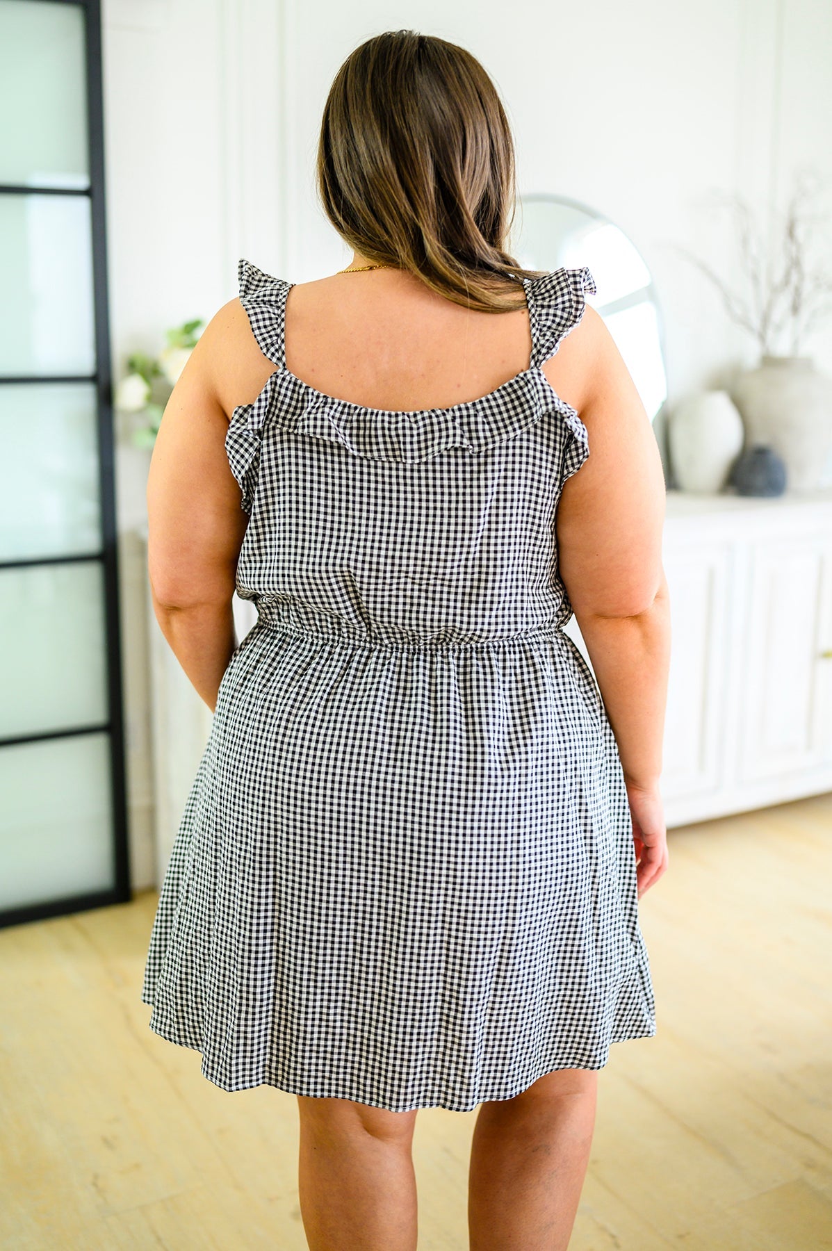 Brand Collab Day Date Gingham Dress