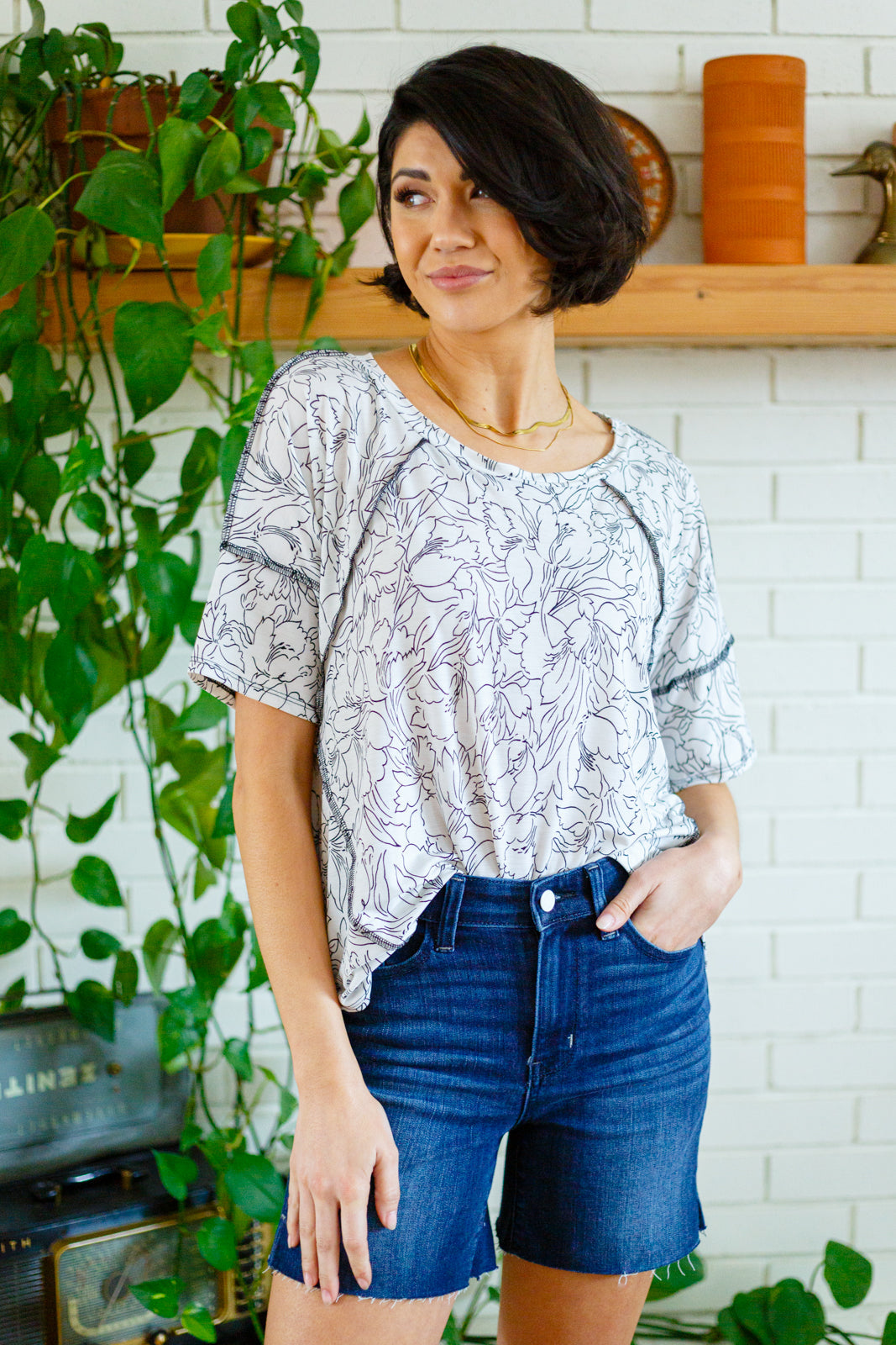 Brand Collab Endless Joy Floral Top