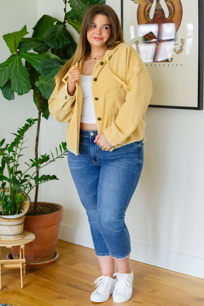 Brand Collab Give Me More Corduroy Jacket in Honey