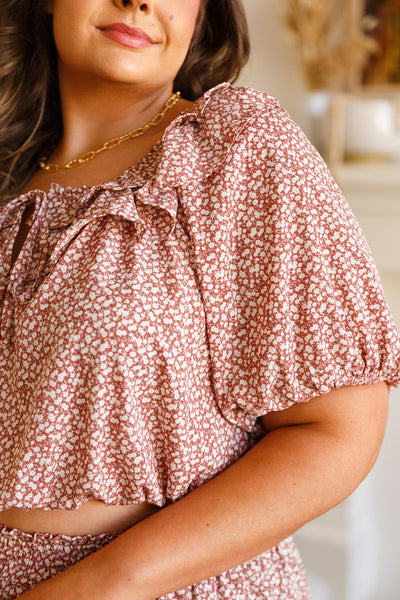 Brand Collab Golden Hour Top in Rose