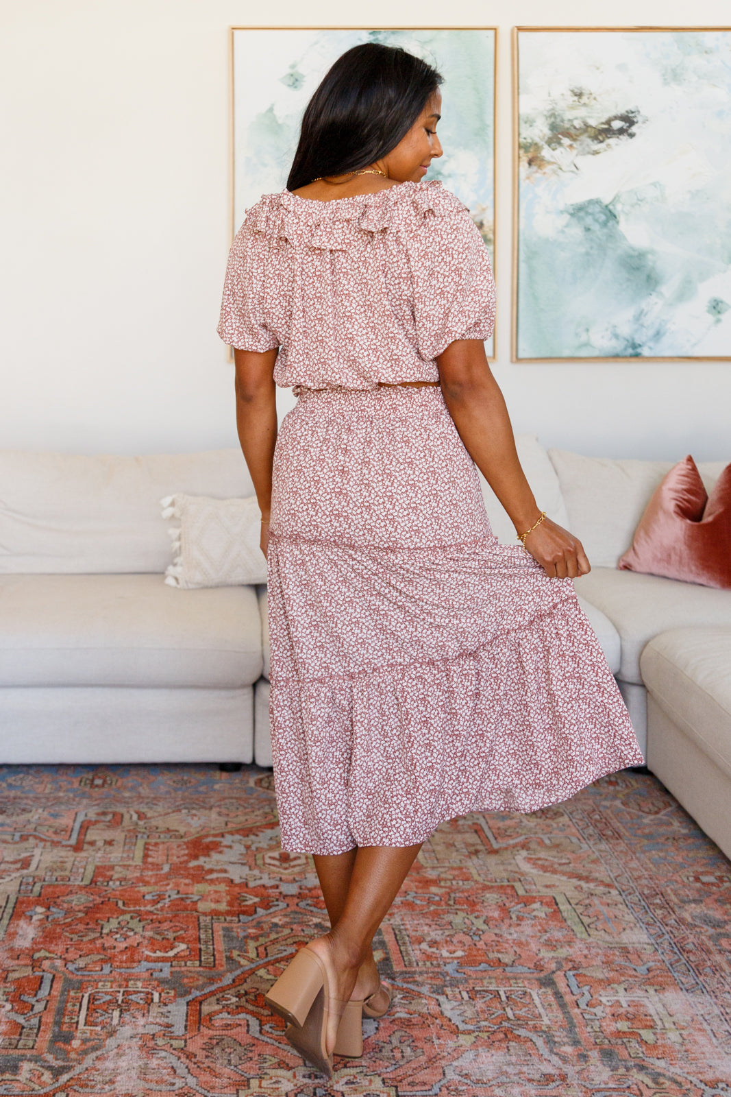 Brand Collab Golden Hour Top in Rose