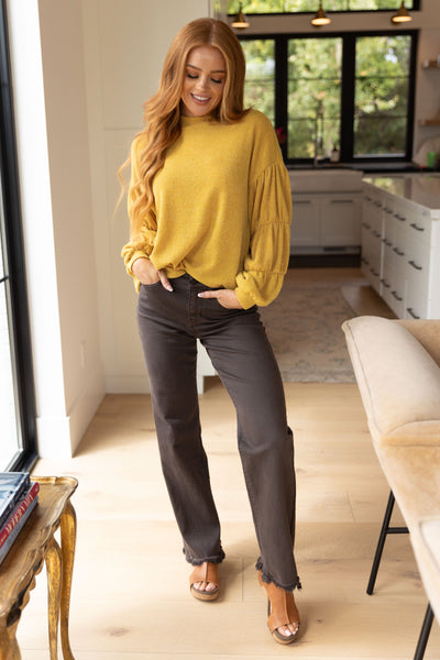 Brand Collab Honey Be Mine Balloon Sleeve Sweater