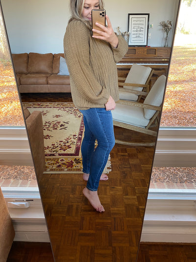 High Waist Skinny Non-Distressed
