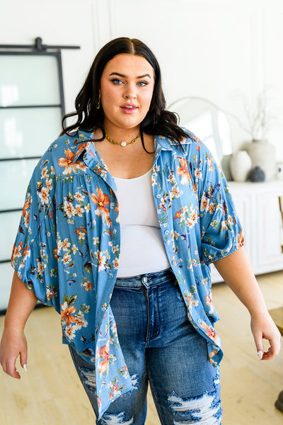 Brand Collab Lanikai Floral Button Down