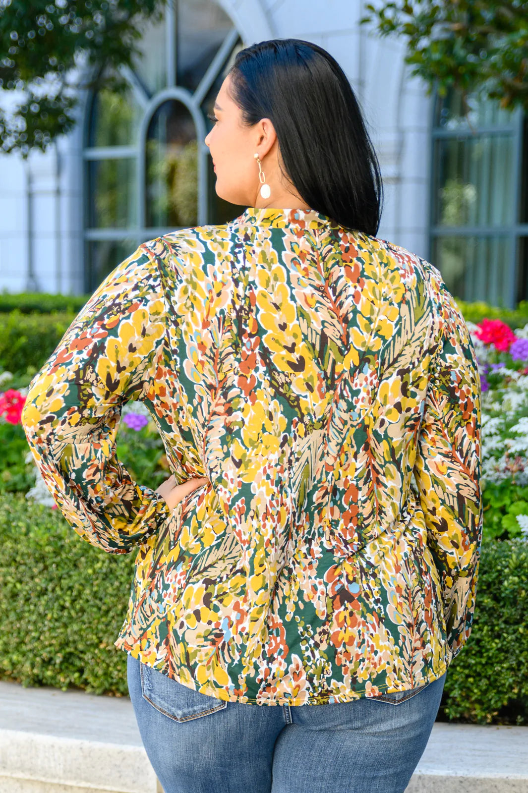 Brand Collab Lilly Ann Floral Print Blouse