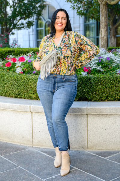 Brand Collab Lilly Ann Floral Print Blouse