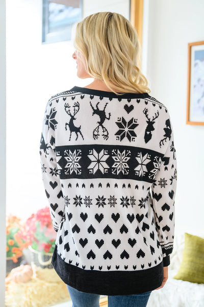 Brand Collab Love And The Holidays V-Neck Top