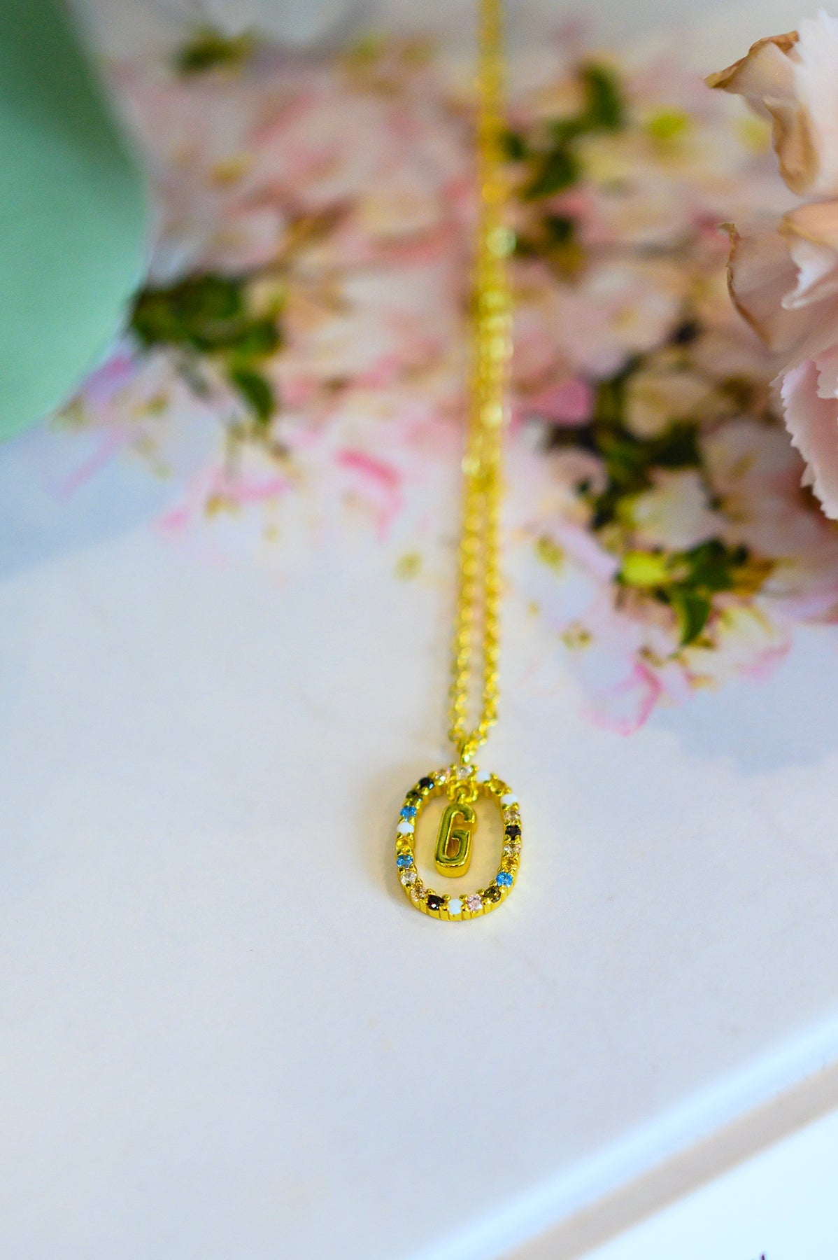 Brand Collab Brand collab Mi Amor Gold Dipped Initial Necklace