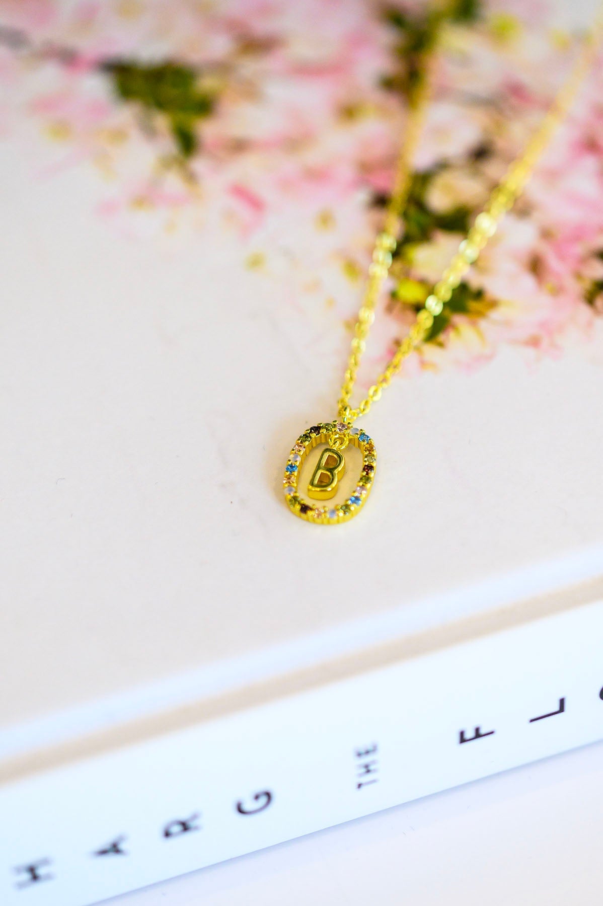 Brand Collab Brand collab Mi Amor Gold Dipped Initial Necklace