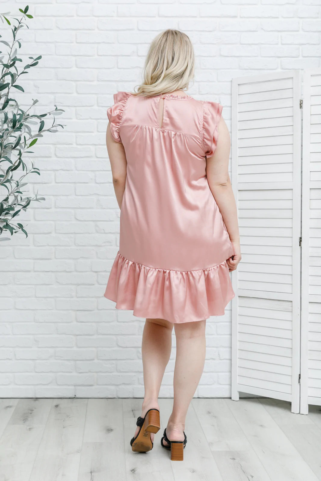 Brand Collab New Gal Ruffle Dress