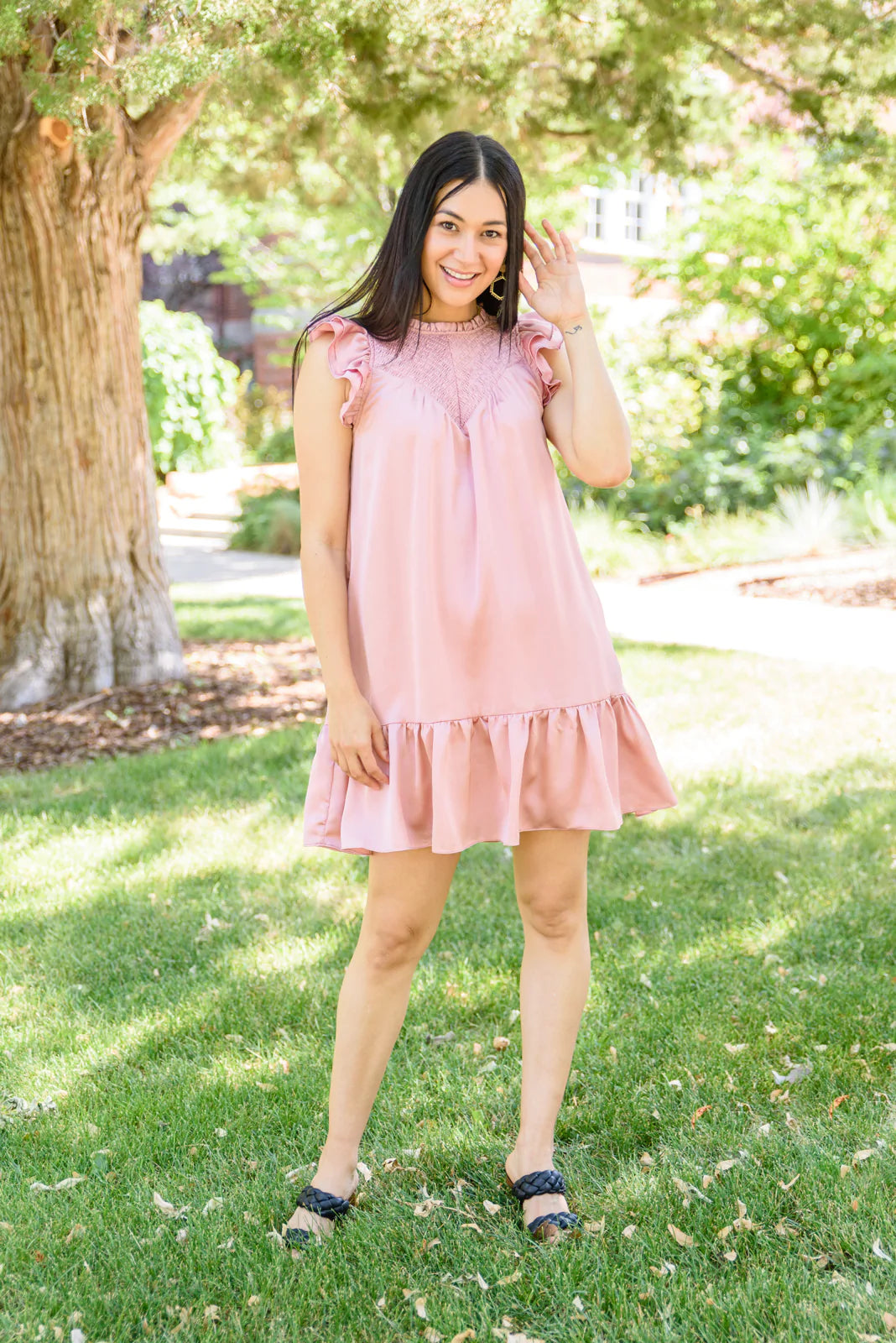 Brand Collab New Gal Ruffle Dress