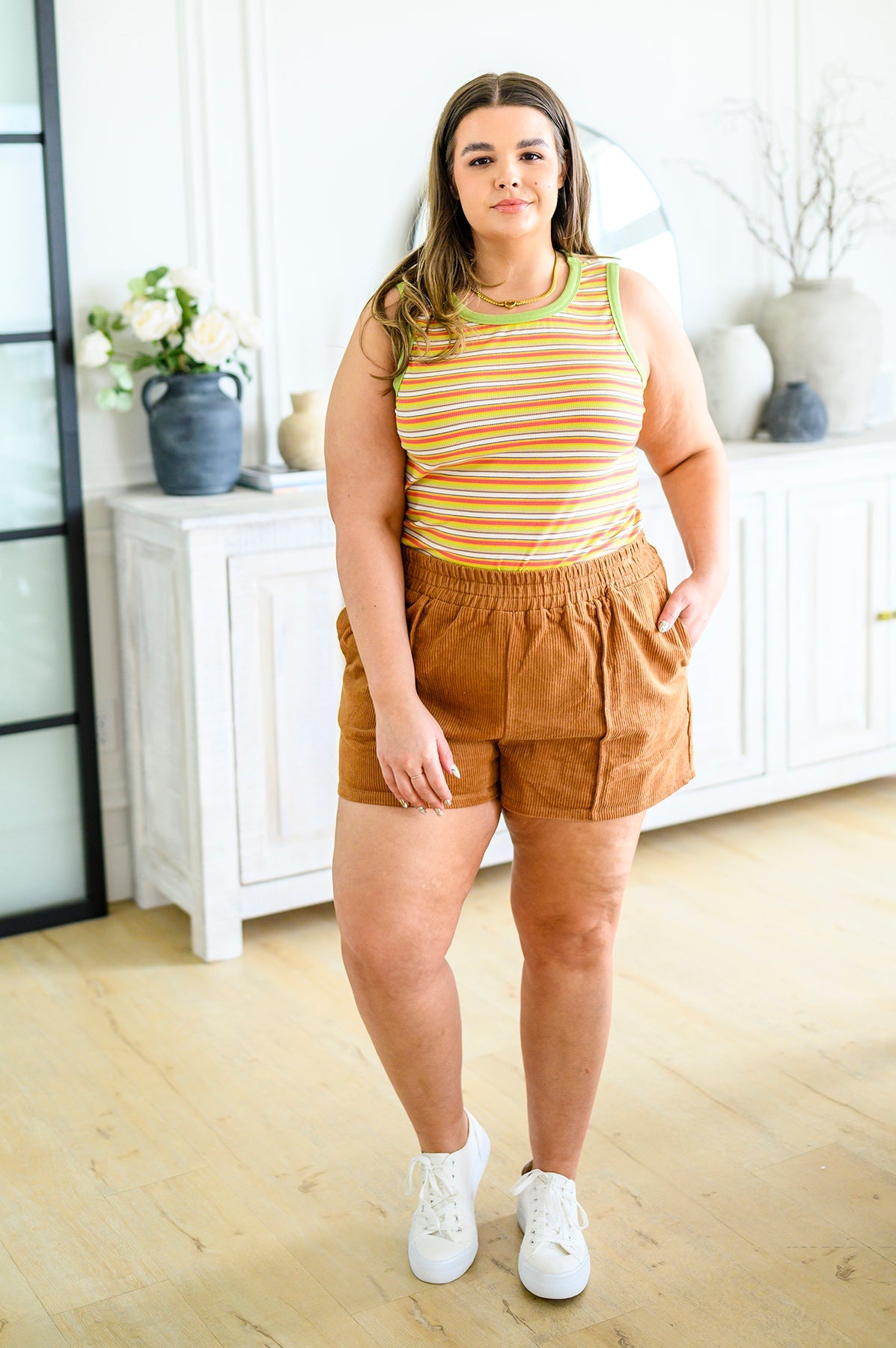 Brand Collab Now and Forever Striped Tank