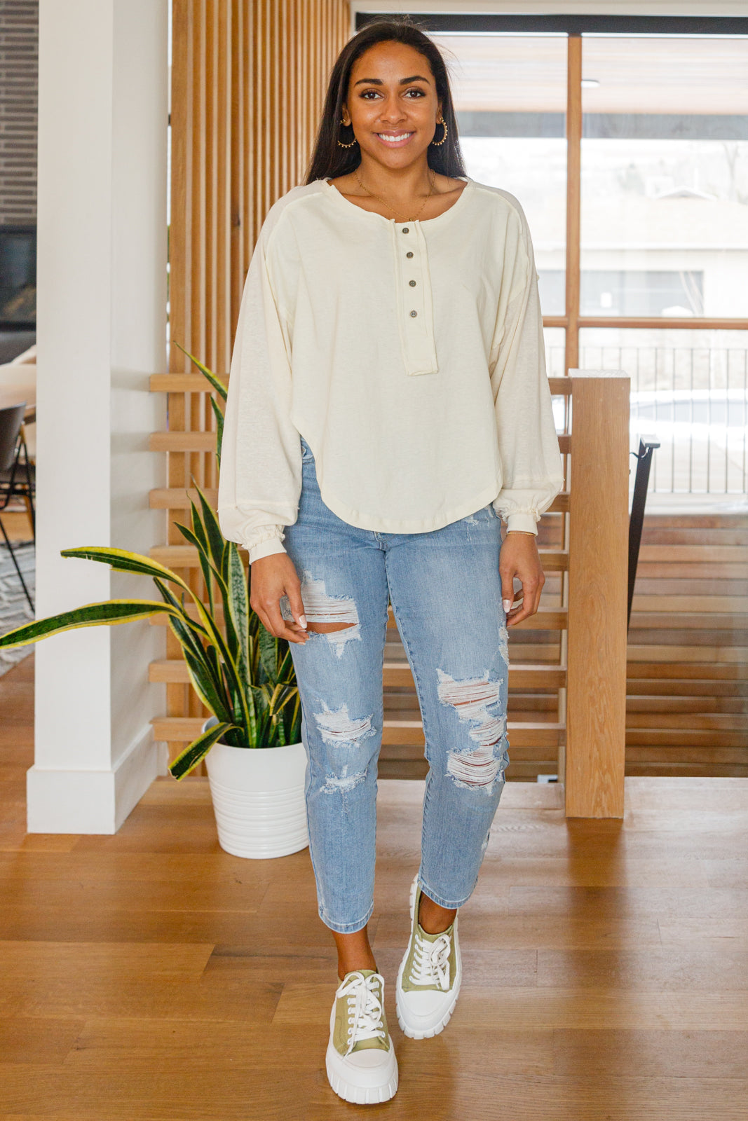 Brand Collab Osaka Top In Cream