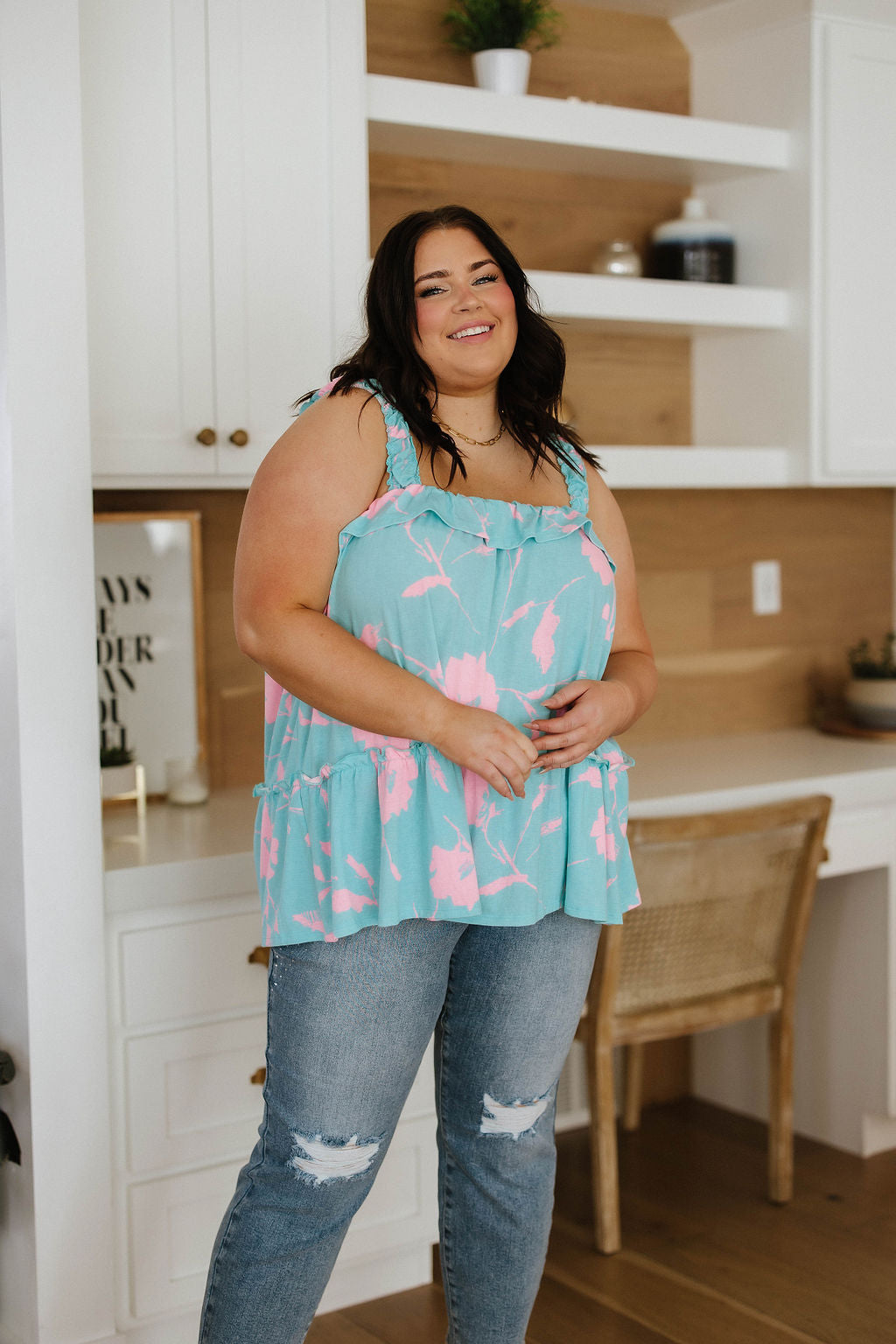 Brand Collab Pretty Appealing Ruffle Detail Tank