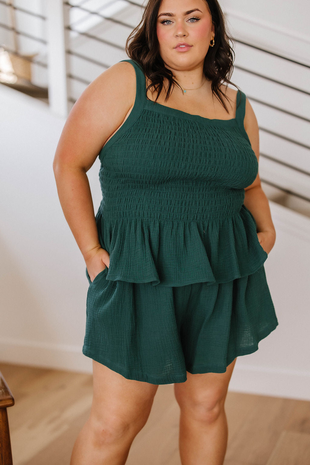 Brand Collab So Exceptional Smocked Tank