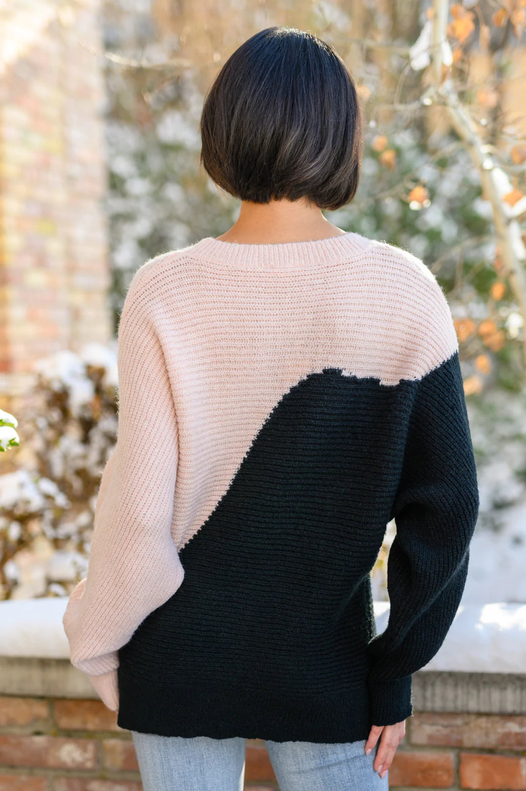 Brand Collab Speaks To My Heart Wave Knit Pullover