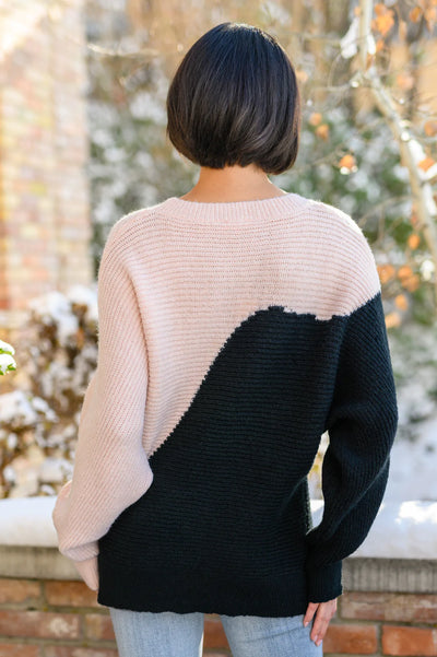 Brand Collab Speaks To My Heart Wave Knit Pullover