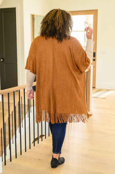 Brand Collab Tell My Story Rib Knit Kimono In Camel