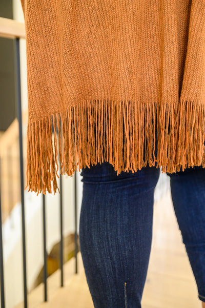 Brand Collab Tell My Story Rib Knit Kimono In Camel