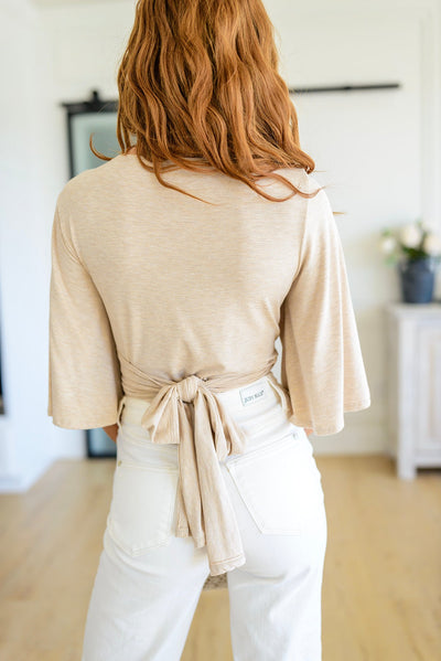 Brand Collab Tiny Dancer Wrapped Cropped Cardigan