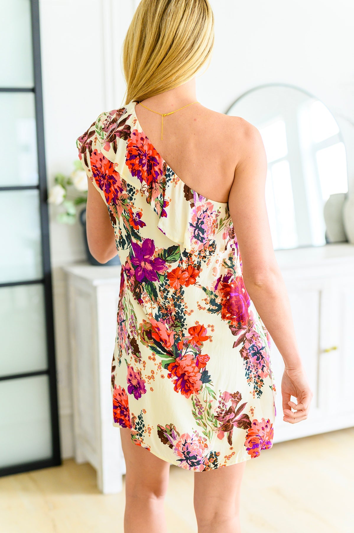 Brand Collab Total Wonder One Shoulder Floral Dress