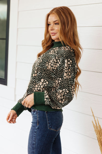 Brand Collab Where Are We Going Mock Neck Pullover