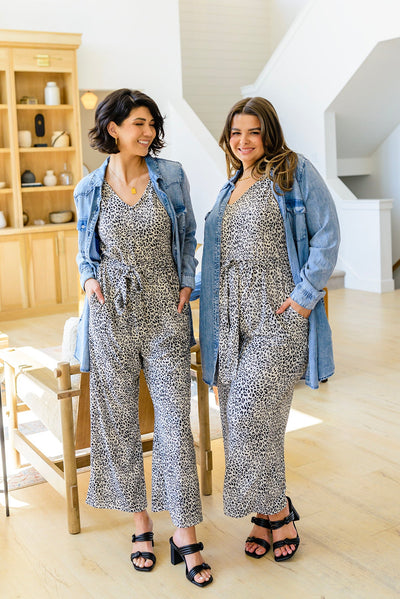 Brand Collab Wild Thing Animal Print Jumpsuit